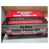 NEW Chicago Electric 45 Watt Solar Power Kit