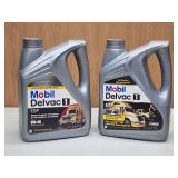 (2) 1 Gal. of Mobil Delvac I Diesel Engine Oil 5W-40, NEW