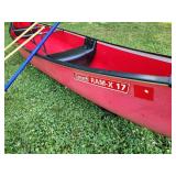 Lake Ready 17 ft Coleman Canoe with Paddles