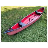 Lake Ready 17 ft Coleman Canoe with Paddles