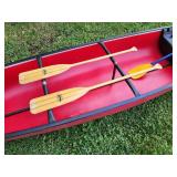 Lake Ready 17 ft Coleman Canoe with Paddles
