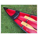 Lake Ready 17 ft Coleman Canoe with Paddles