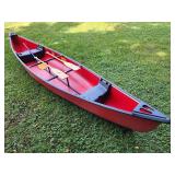 Lake Ready 17 ft Coleman Canoe with Paddles