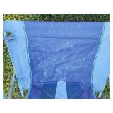 (2) Blue Folding Sports / Camping Chairs