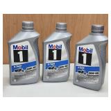 (4) NEW Qrts. Mobil I V-Twin 20W-50 Motorcycle Oil