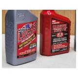 (3) Qrts. Lucas SAE 20W-50 Motorcycle Oil & (2) Qrts. Marvel Engine Protection Oil, NEW