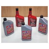 (3) Qrts. Lucas SAE 20W-50 Motorcycle Oil & (2) Qrts. Marvel Engine Protection Oil, NEW