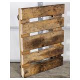 Handmade Rolling Wooden Platform