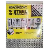 (2) 16" x 48" Steel Wall Pegboards, New