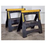 Adjustable Height Handy Collapsable Sawhorses
