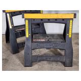 Adjustable Height Handy Collapsable Sawhorses