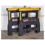 Adjustable Height Handy Collapsable Sawhorses
