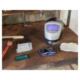 Welding Workstation with Mounted Vise and Welding Clamps