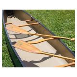 Lake Ready 17 ft Penobscot Canoe with Paddles