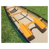 Lake Ready 17 ft Penobscot Canoe with Paddles