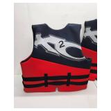 (2) X2O Neoprene Water-Skiing Life Jackets