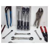 Assorted Mechanics Hand Tools
