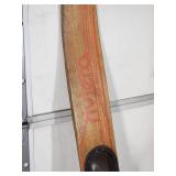 Set of Vintage Wooden Water Skis