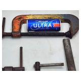 (4) Assorted X-Large Welding Clamps