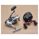 (2) Assorted Fishing Reels
