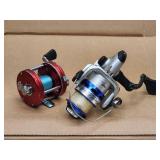 (2) Assorted Fishing Reels