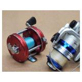 (2) Assorted Fishing Reels