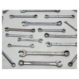 Assorted Standard Open-Box End Wrenches