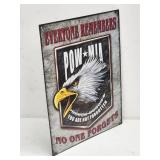 POW * MIA Garage Sign
