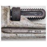 (3) Assorted Size Plumbers Pipe Wrenches