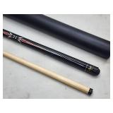 Billiards Pool Cue Stick with Case