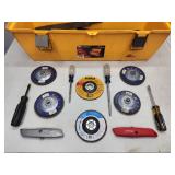 Yellow Toolbox with Contents