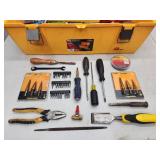 Yellow Toolbox with Contents