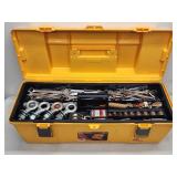 Yellow Toolbox with Contents
