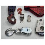 Large Assortment of Hoist Pullys
