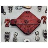 Large Assortment of Hoist Pullys