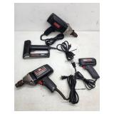 (4) Assorted Electric Shop Tools