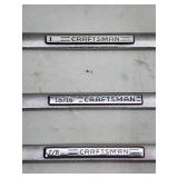 Assorted Craftsman Open-Box Wrenches