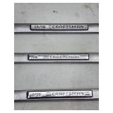 Assorted Craftsman Open-Box Wrenches