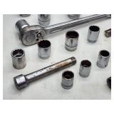 Heavy Equipment 1" Ratchet and Assorted Sockets