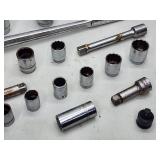 Heavy Equipment 1" Ratchet and Assorted Sockets