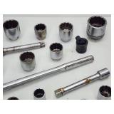 Heavy Equipment 1" Ratchet and Assorted Sockets