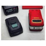 (3) Cordless Charging Stations with Batteries