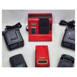(3) Cordless Charging Stations with Batteries