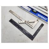 Assorted Construction Measuring Tools