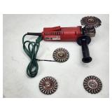 Milwaukee Angle Grinder with Wire Disc