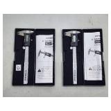 (2) 6" Digital Calipers