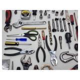 Table of Assorted Hand Tools