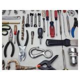 Table of Assorted Hand Tools