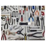 Table of Assorted Hand Tools