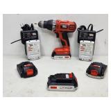 Black & Decker Cordless Drill with Accessories